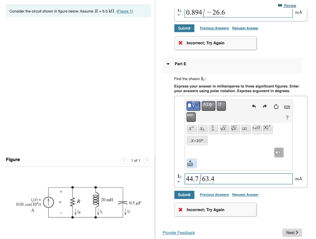 Solved A Review Consider The Circuit Shown In Figure Below. | Chegg.com