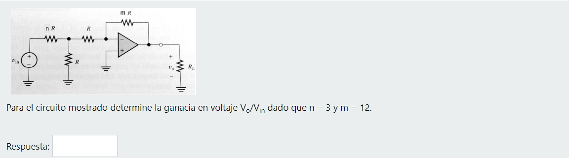 Solved For the circuit shown, determine the voltage gain | Chegg.com