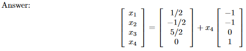 Solved 1. Solve The Following System Of Linear Equations And | Chegg.com