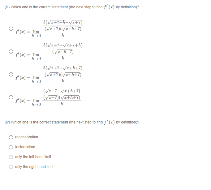 Solved Let F X 3 2 7 We Will Use The Definition Of Der Chegg Com