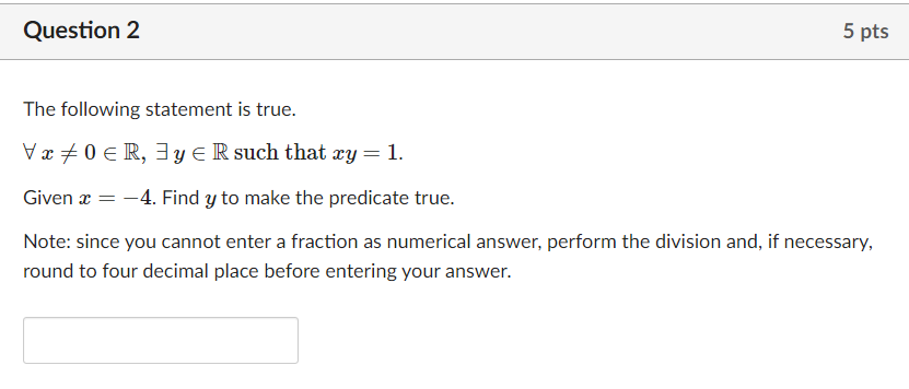 Solved Question 2 5 pts The following statement is true. | Chegg.com