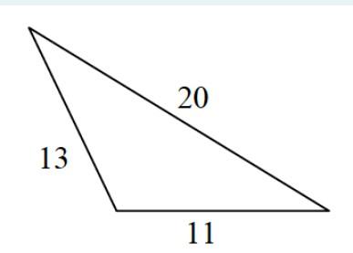 Solved Solve for the unknown sides and angles of the | Chegg.com