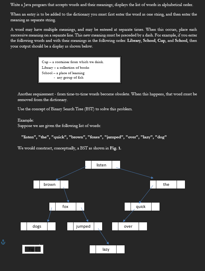 solved-write-a-java-program-that-accepts-words-and-their-chegg