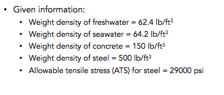 water density in lbft3