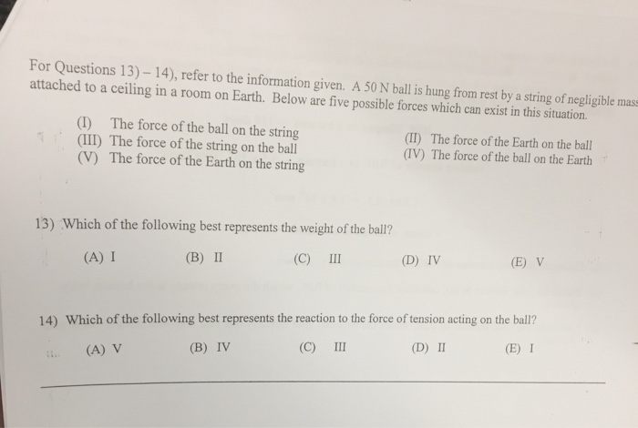 Solved For Questions 13)-14), refer to the information | Chegg.com