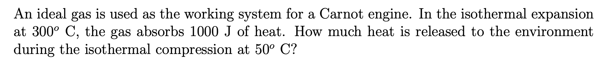 Solved a An ideal gas is used as the working system for a | Chegg.com