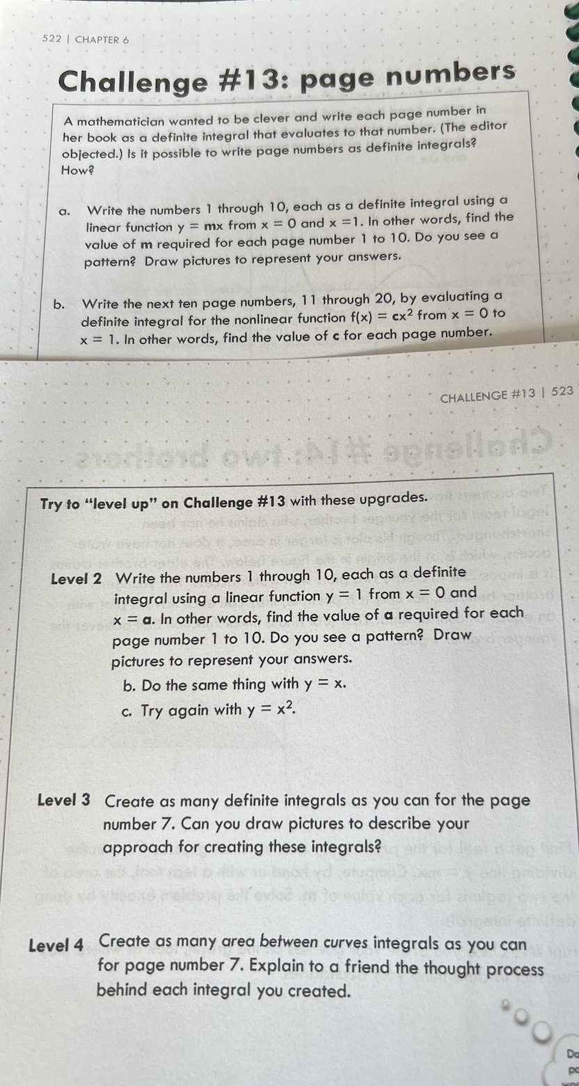 Solved Challenge #13: page numbers A mathematician wanted | Chegg.com