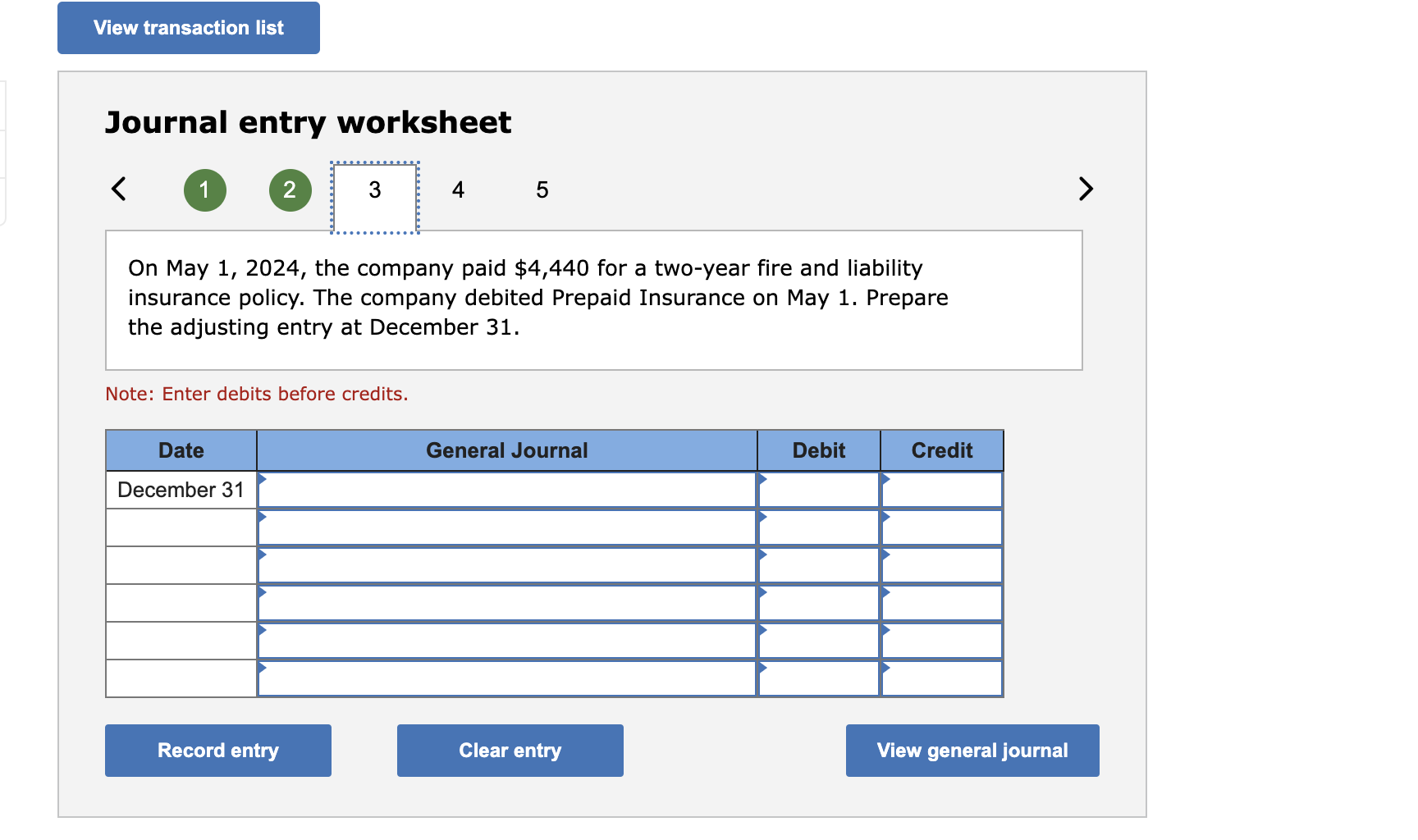 Solved Journal Entry Worksheet12On May 1 2024 The Company Chegg Com   Screenshot2024 02 09at3.05.54PM 