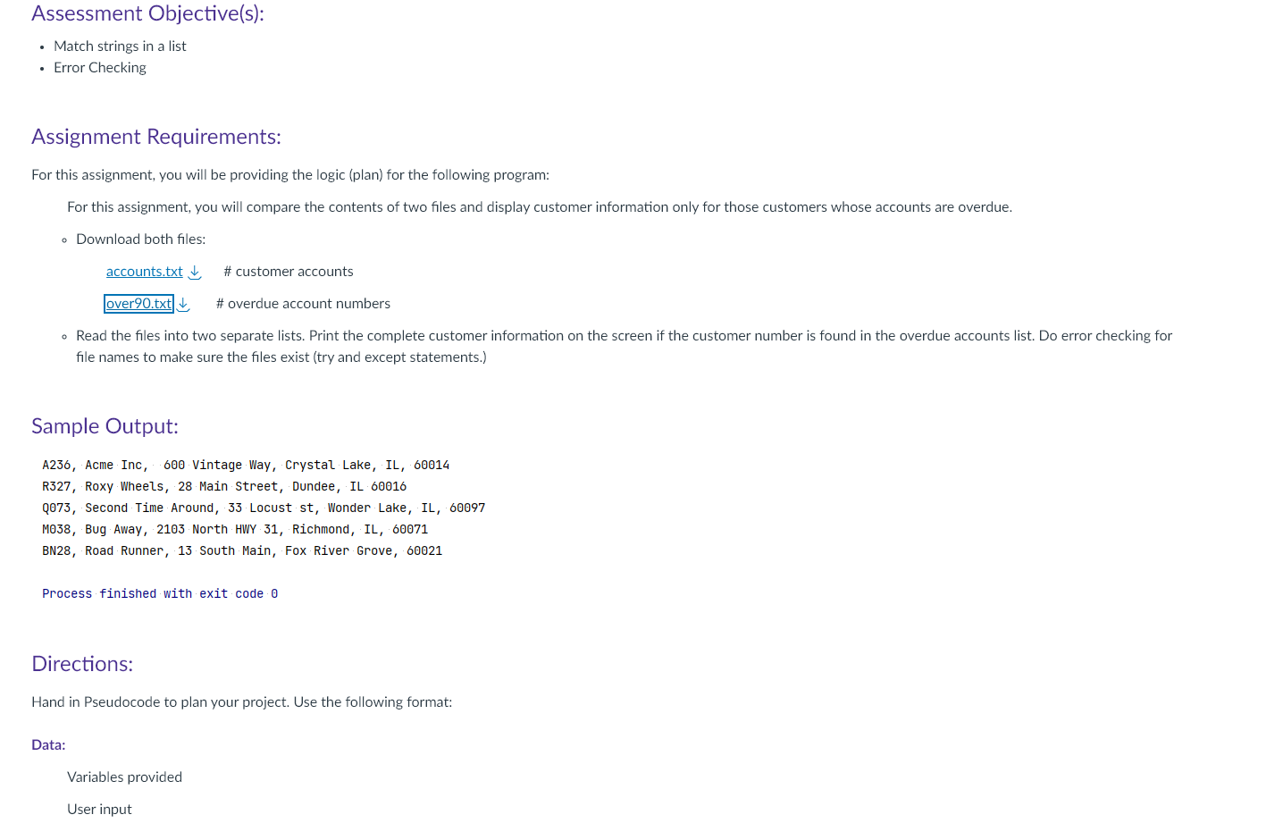 assignment 8 5 python data structures