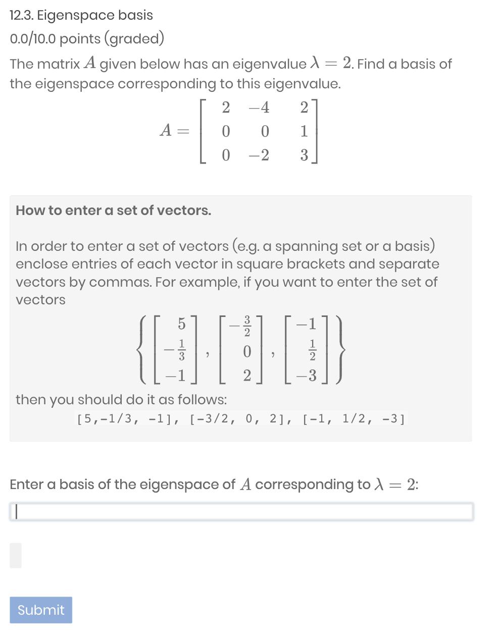 solved-12-3-eigenspace-basis-0-0-10-0-points-graded-the-chegg