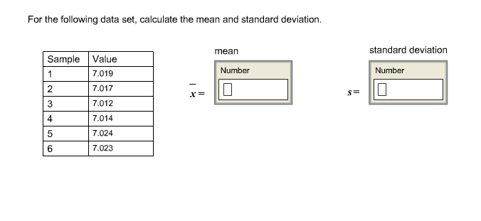 Solved For The Following Data Set Calculate The Mean And Chegg Solved For The Following Data Set Calculate The Mean And Chegg