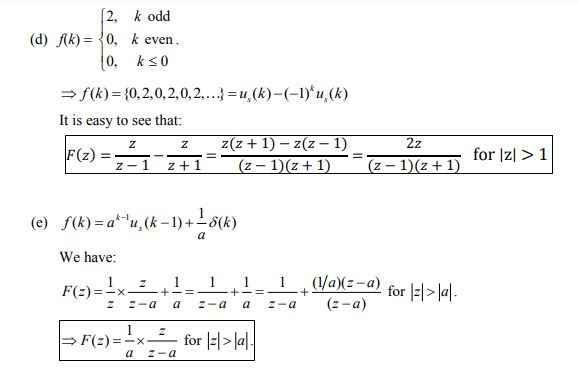 Z Transform Math Problem Solved Solved PROBLEM #1: Find the z transform of each of the | Chegg.com