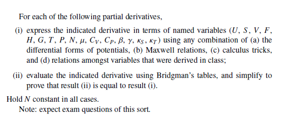 For Each Of The Following Partial Derivatives 1 Chegg Com