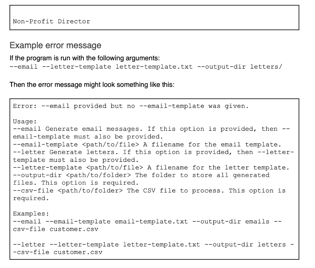 The problem: nonprofit communication automation In | Chegg.com