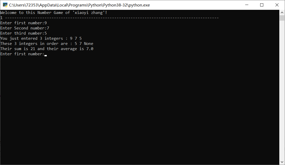 Solved USE THE PYTHON ONLY Number Game Please write a Python | Chegg.com