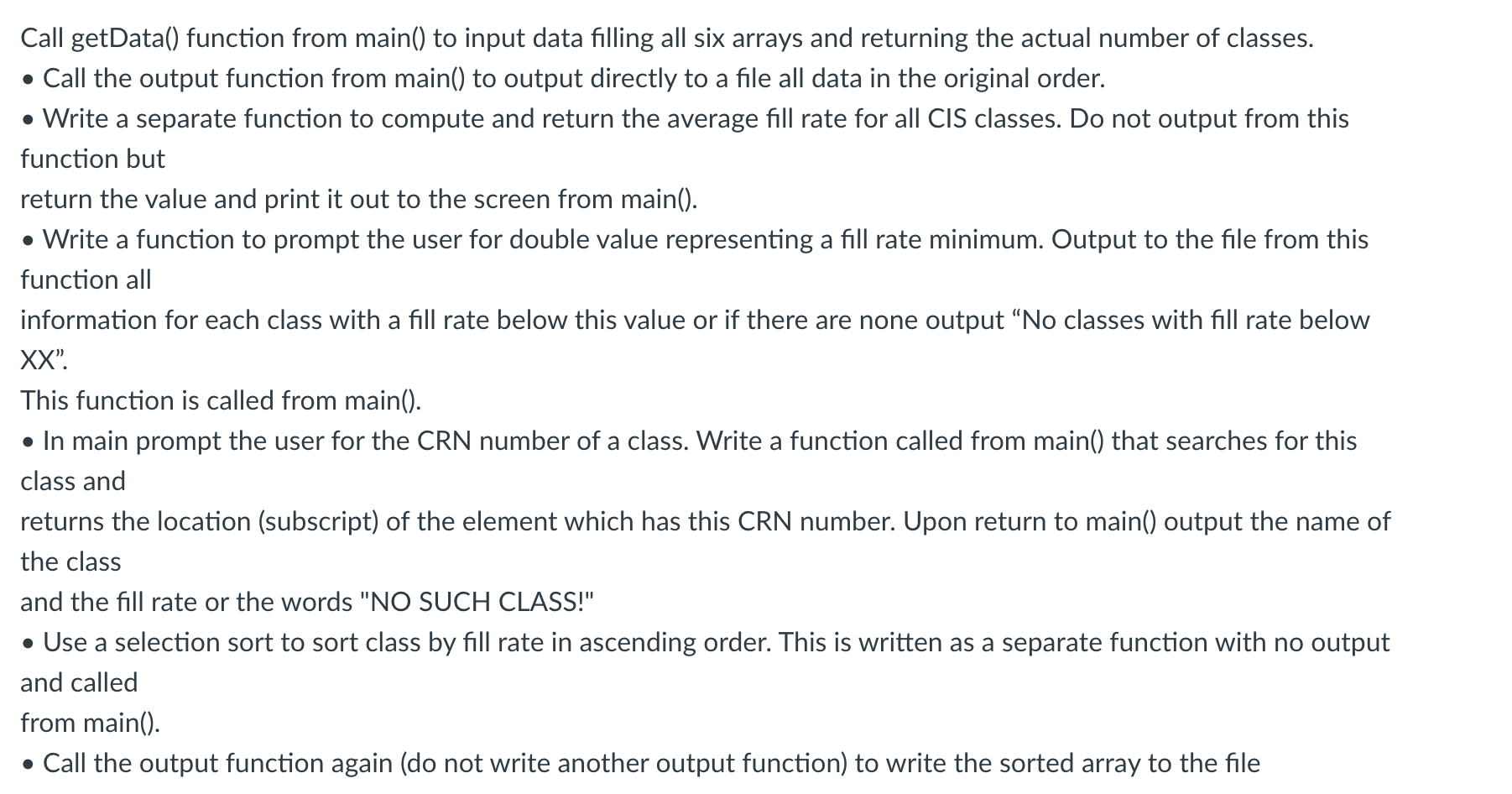 Solved USING THIS METHOD and complete the following in C | Chegg.com