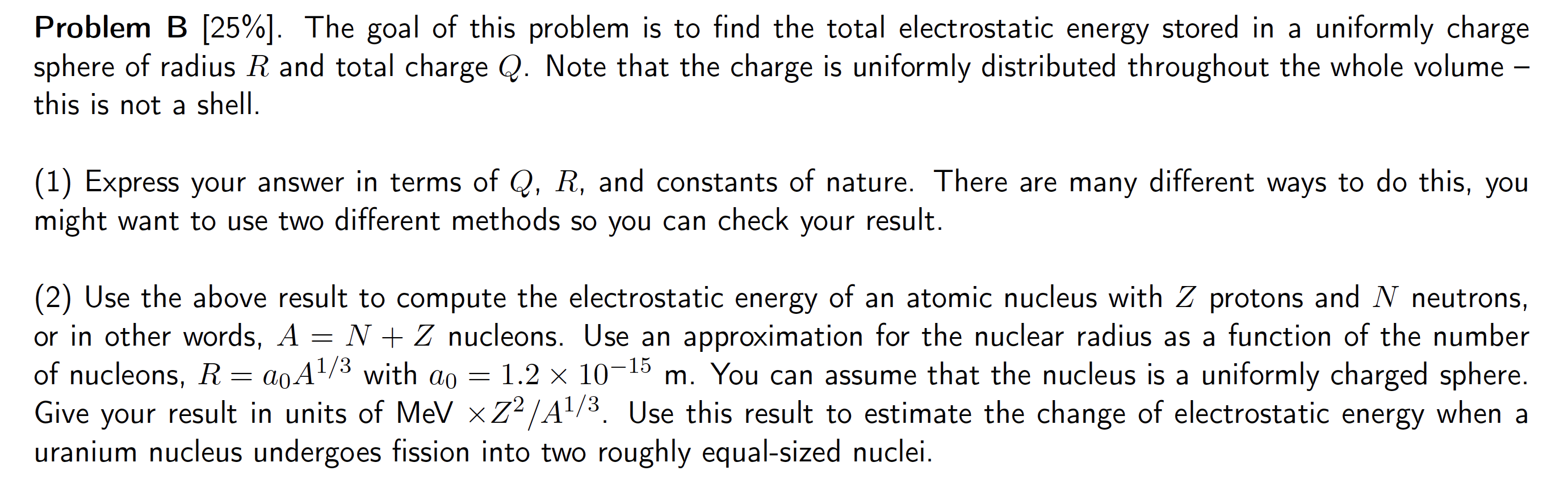 Solved Problem B (25%). The Goal Of This Problem Is To Find | Chegg.com