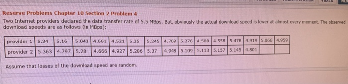 Solved Reserve Problems Chapter 10 Section 2 Problem 4 Two | Chegg.com