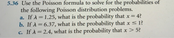 Solved 5.36 Use the Poisson formula to solve for the | Chegg.com