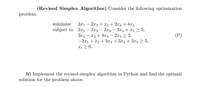 simplex algorithm for assignment problem