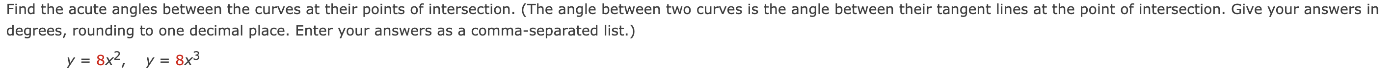 Solved legrees, rounding to one decimal place. Enter your | Chegg.com