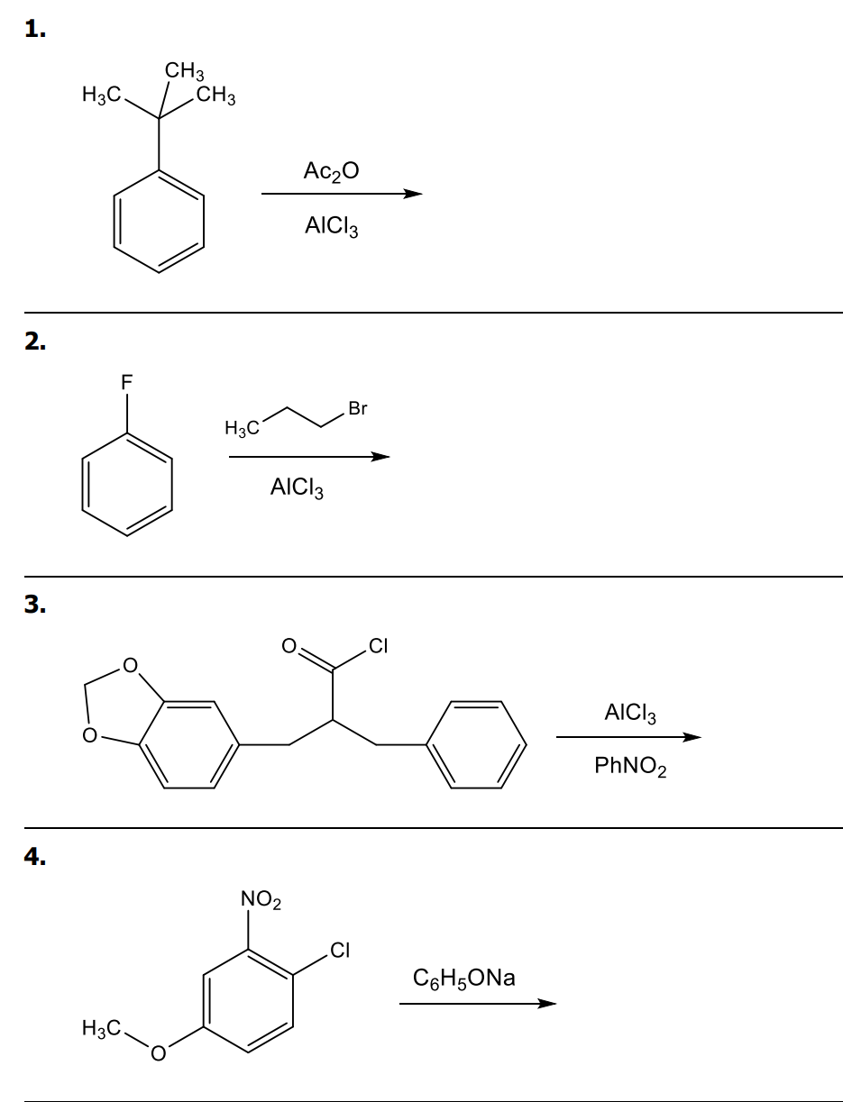 Solved AlCl3 Ac2O C6H5ONa | Chegg.com