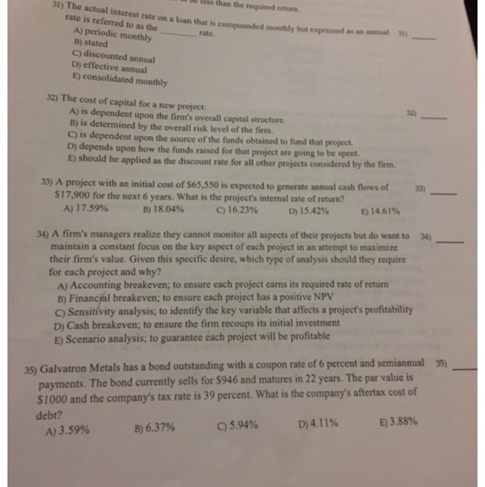 solved-31-the-actual-interest-rate-on-a-loan-that-is-chegg