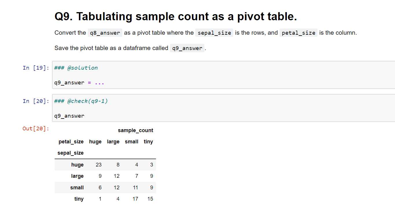 Solved Question of assignment using pandas Iris dataset The | Chegg.com