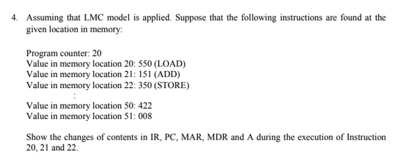 Solved Assuming that LMC model is applied. Suppose that the | Chegg.com