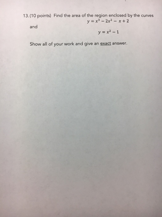 Solved Find the area of the region enclosed by the curves y | Chegg.com