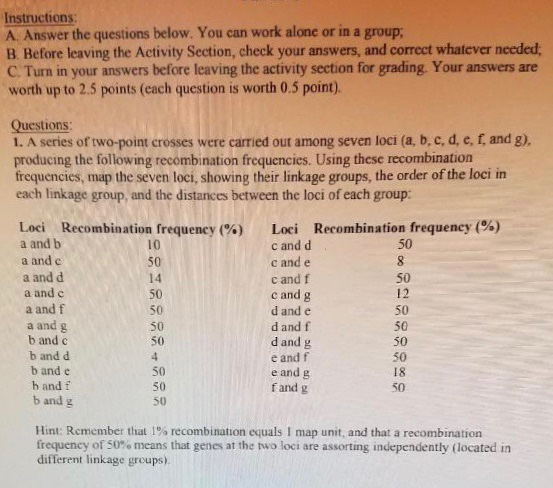 Solved Instructions: A Answer the questions below. You can | Chegg.com