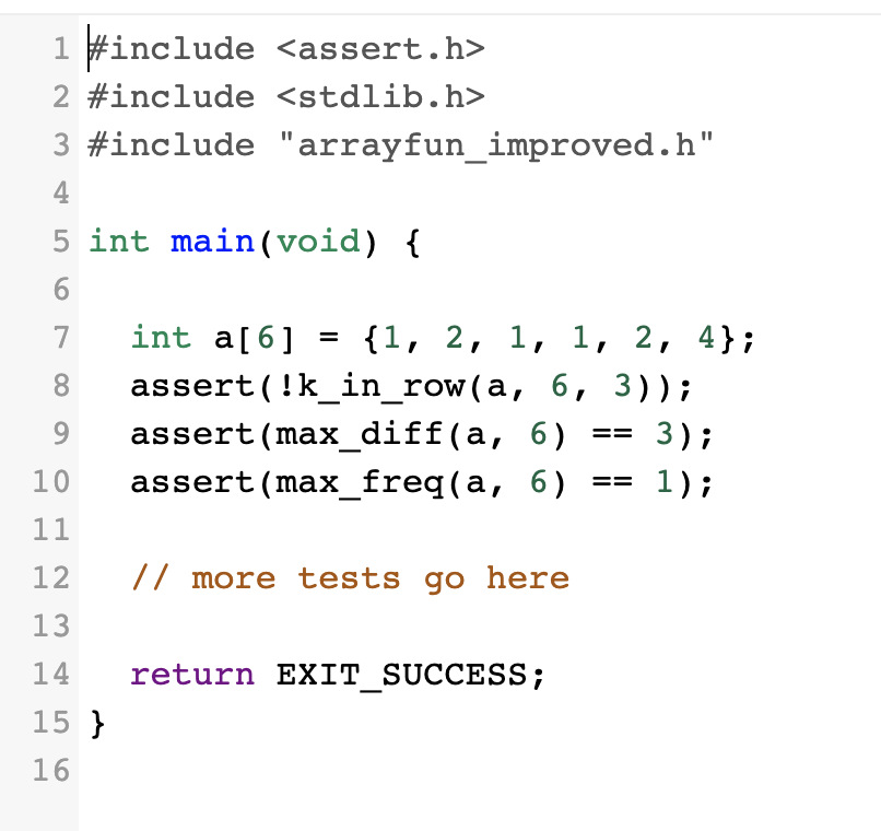 Question 3 Analyze and Improve [6 marks correctness]