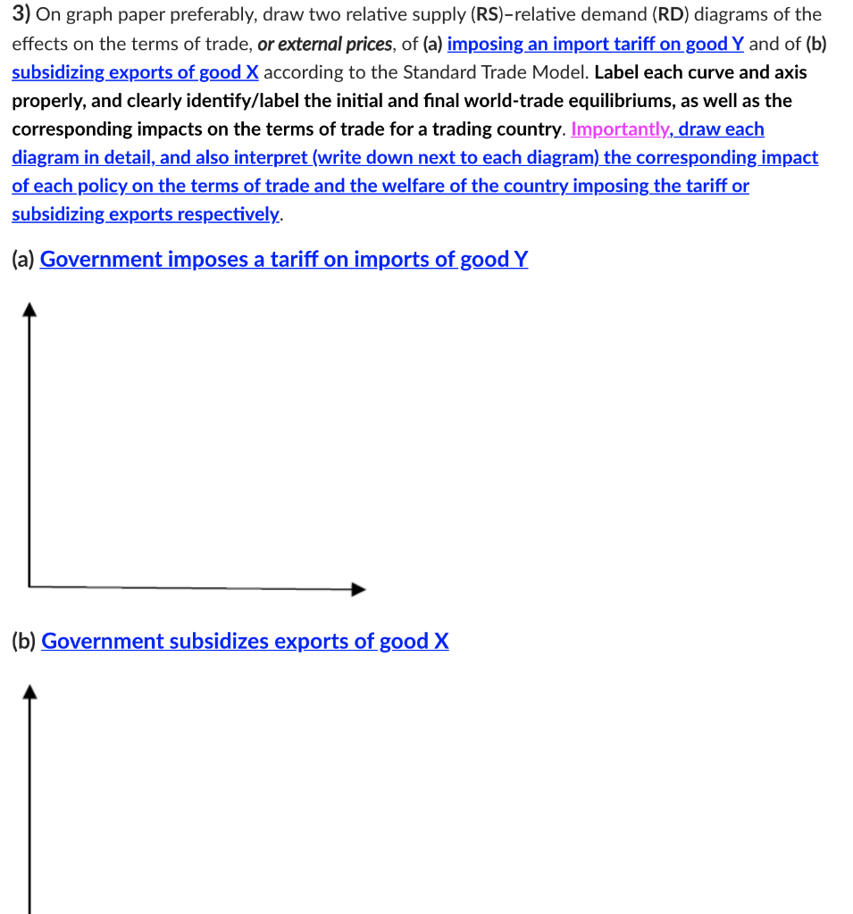 Solved 3) On graph paper preferably, draw two relative | Chegg.com