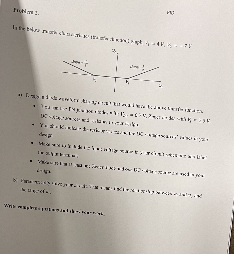 In the below transfer characteristics (transfer | Chegg.com