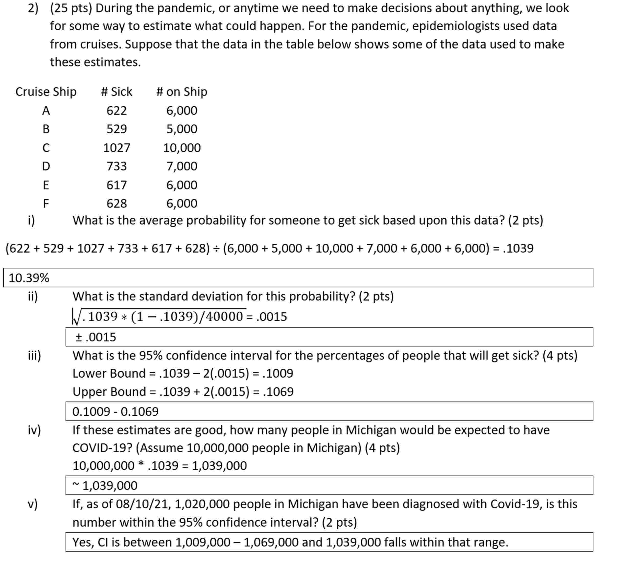 Solved Please help with all parts, not sure if my answers | Chegg.com