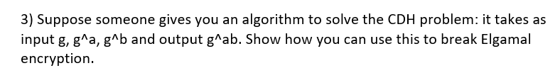 Solved 3) Suppose someone gives you an algorithm to solve | Chegg.com