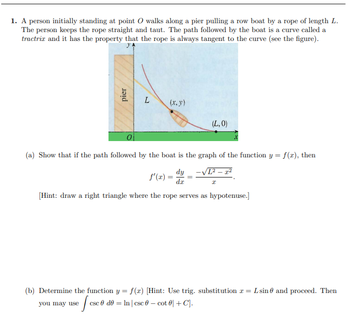 Solved 1. A person initially standing at point O walks along