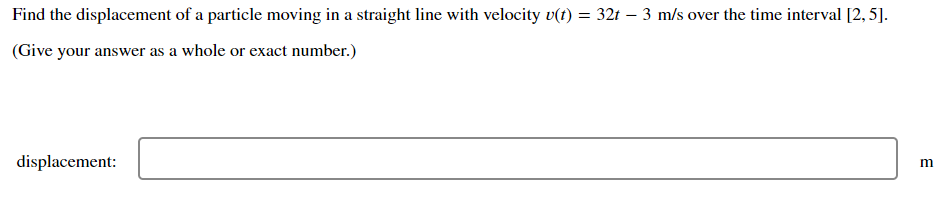 Solved Find The Displacement Of A Particle Moving In A Chegg Com