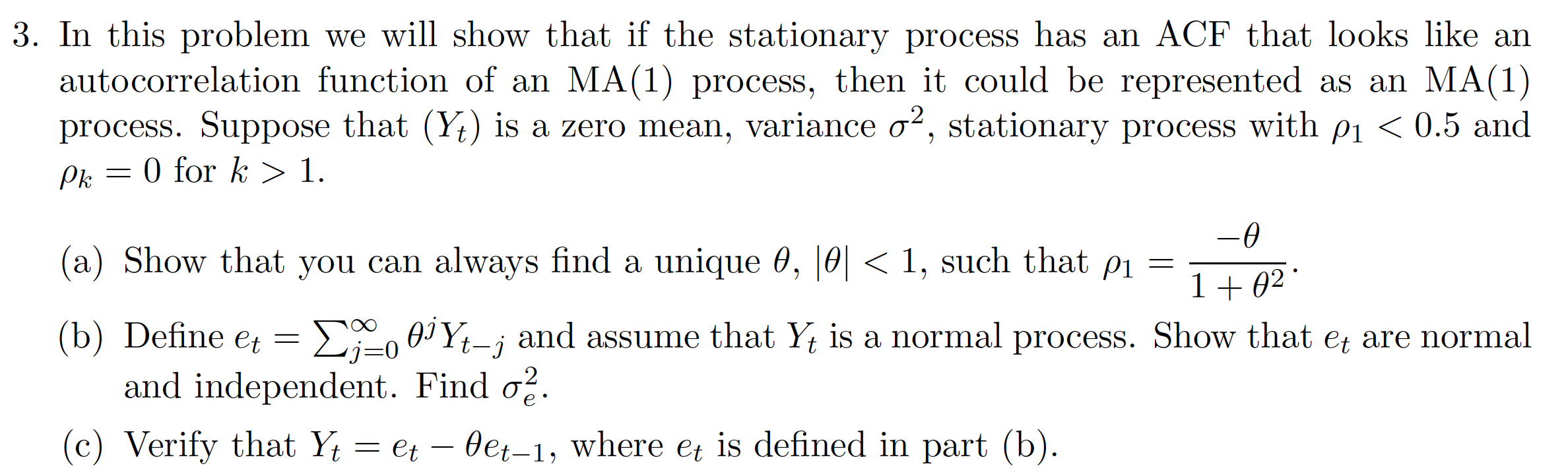 Solved 3. In this problem we will show that if the | Chegg.com