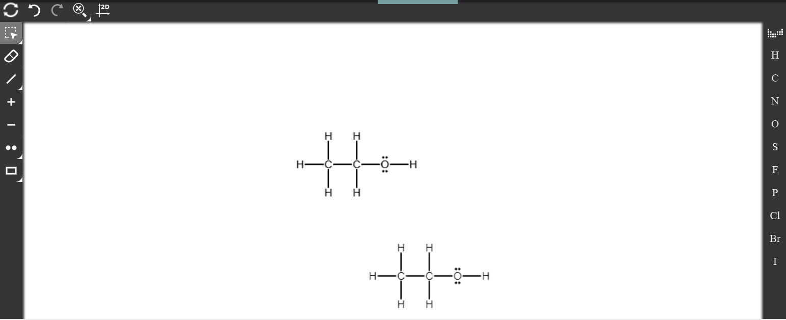 lewis structure for c2h5oh