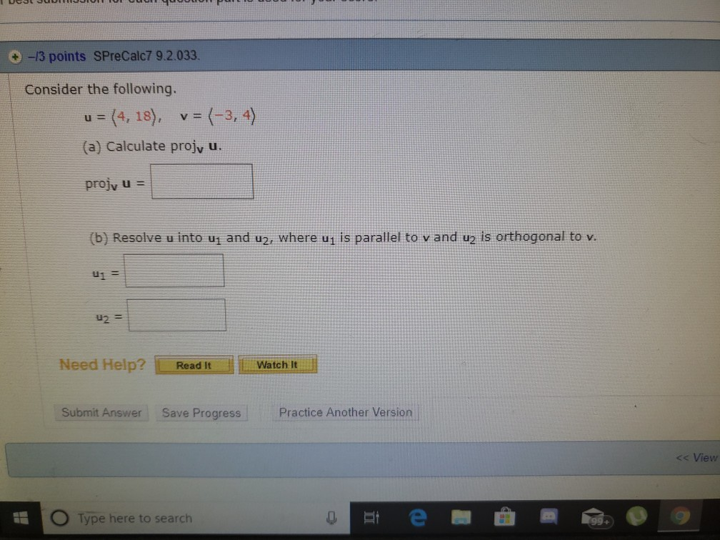 Solved 13 points SPreCalc7 9.2.033 Consider the following. | Chegg.com