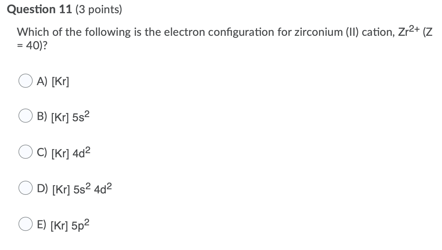 Solved Question 10 (3 points) Only one of the following sets | Chegg.com