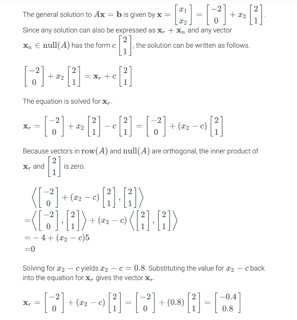 Solved Jump to level 1 1 -2 2 Consider the system Ax = b | Chegg.com