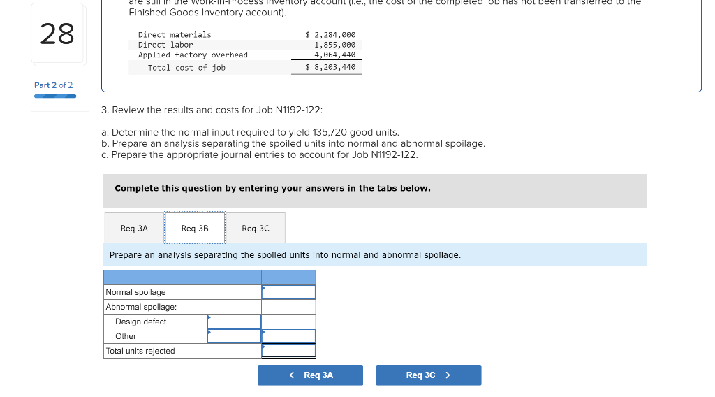 Solved 28 Part 2 of 2 (The following information applies to | Chegg.com