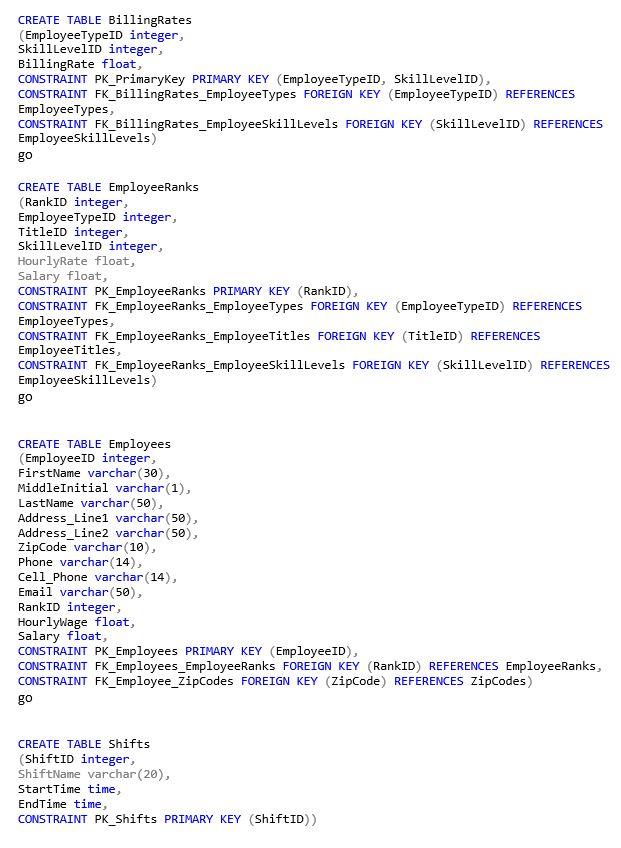 Solved Step 1: Table Creation Create a new database and | Chegg.com