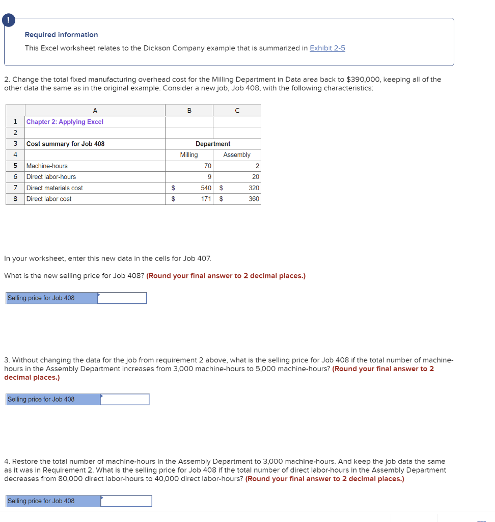 Required information This Excel worksheet relates to | Chegg.com