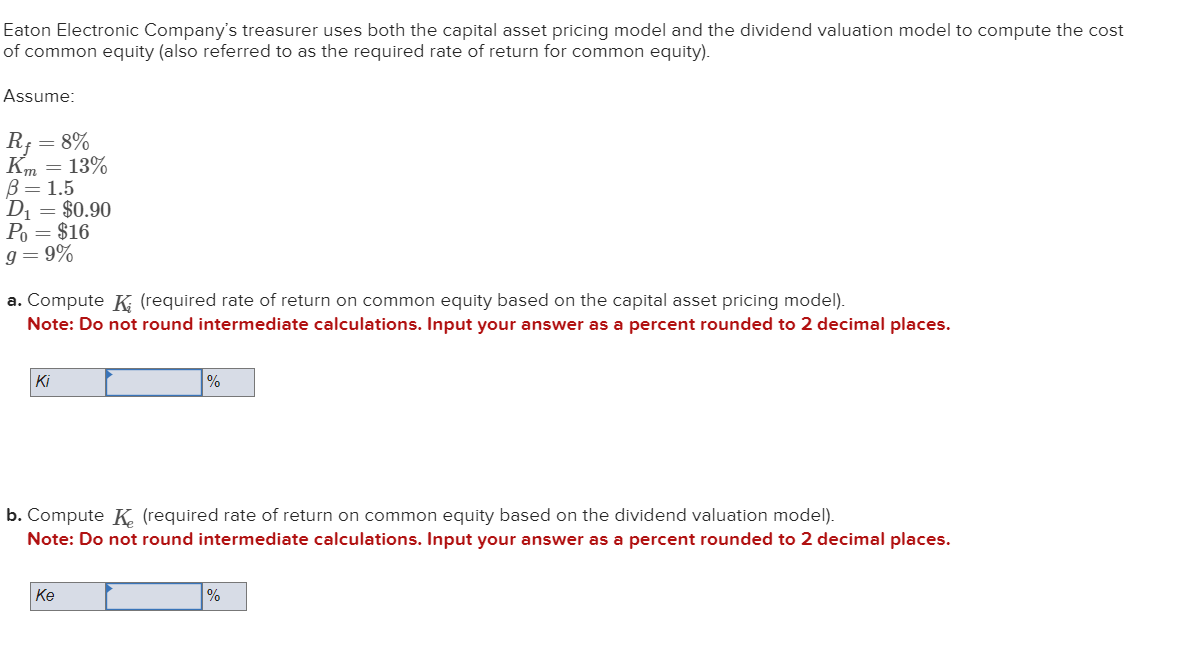 Solved Eaton Electronic Company's treasurer uses both the | Chegg.com