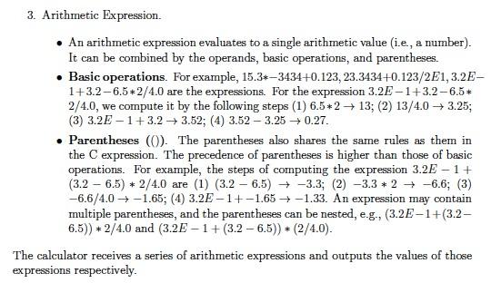3. Arithmetic Expression. • An arithmetic expression | Chegg.com