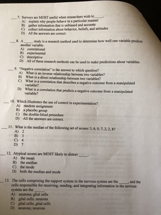 7.08 quiz surveys experiments studies and reports