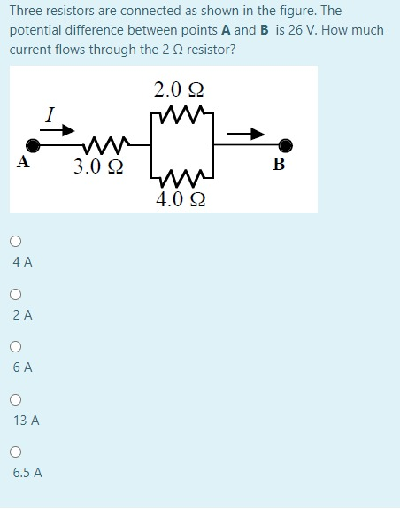 Solved Three Resistors Are Connected As Shown In The Figure. | Chegg.com